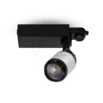 V-TAC VT-1334 10W LED Прожектор Релсов Монтаж Черно/Бяло Тяло Бяла Светлина