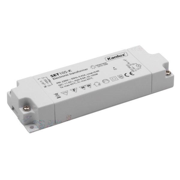 1426.jpg Kanlux 1426 Захранващ Трансформатор Електронен 220V-12V 105W SET IP20