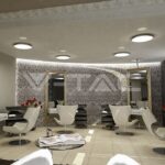 V-TAC VT-1498 SMART LED Плафон 60W Ф450 Звезди Топла + Студена Светлина