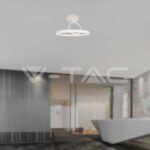 V-TAC VT-14984 LED Осветител 38W Плафон 500x200мм 3000K Бял Двоен Кръг