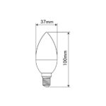Vito 1500590 Лед Крушка OPTILED C37 2700K IP20 3.5W E14 220V