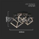 V-TAC VT-15342 LED Осветител 46W 3000K Черно Тяло