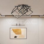 V-TAC VT-15342 LED Осветител 46W 3000K Черно Тяло