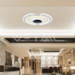V-TAC VT-15358 95W LED Осветител За Таван (52*5CM) CCT: 3000K+6000K Димираща + Дистанционно