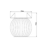 Vito 2012340 PALACE-8 ROUND CHROME GU5.3 MR16 IP20 50W G9 220V
