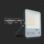 V-TAC VT-20172 50W LED Прожектор Със Светлинен Сензор SAMSUNG Чип Черно Тяло 3000K 100 lm/W