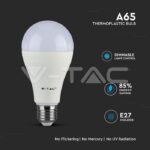 V-TAC VT-20189 LED Крушка SAMSUNG Чип 17W E27 A65 4000K Димираща