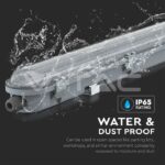 V-TAC VT-20204 LED Влагозащитено Тяло M-Серия 1200мм 36W 6400K Прозрачно 120lm/W