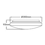VITO 2020851 ЛЕД CEILING Осветление NOVA 15W 1500Lm 3000K IP20 Бяло