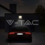 V-TAC VT-20277 50W LED Прожектор PIR Сензор SAMSUNG Чип Бяло Тяло 3000K