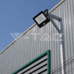 V-TAC VT-20285 20W LED Прожектор PIR Сензор SAMSUNG Чип Черно Тяло 6400K 1М Кабел
