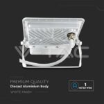 V-TAC VT-20295 20W LED Прожектор PIR Сензор SAMSUNG Чип Бяло Тяло 3000K 1М Кабел