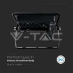 V-TAC VT-20306 10W LED Прожектор SAMSUNG Чип Черно Тяло 6400K
