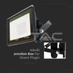 V-TAC VT-20309 20W LED Прожектор SAMSUNG Чип Черно Тяло 6400K