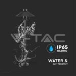 V-TAC VT-20316 7W Тяло Стойка/Колче IP65 Черно Тяло 3000К