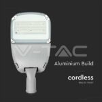 V-TAC VT-20341 50W Улична Лампа Соларна SAMSUNG Chip Бяло Тяло 6400K