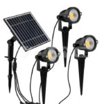V-TAC VT-20489 3*1.2W Соларно Градиснко Колче Черно Тяло IP65