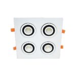Vito 2101231 Панел с 4 ЛЕД Луни За Вграждане PAN-4 4x5W 3000K IP20 20W 220V
