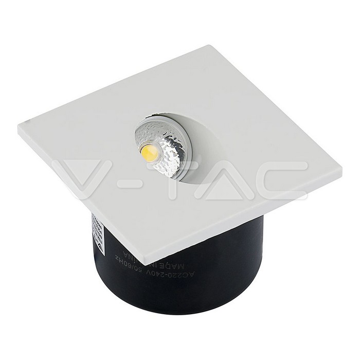 211209.jpg V-TAC VT-211210 3W LED Луна за Стена Квадрат 4000К