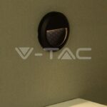 V-TAC VT-211316 2W LED   за Стъпала Черно Тяло Кръг 4000К