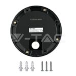 V-TAC VT-211316 2W LED   за Стъпала Черно Тяло Кръг 4000К