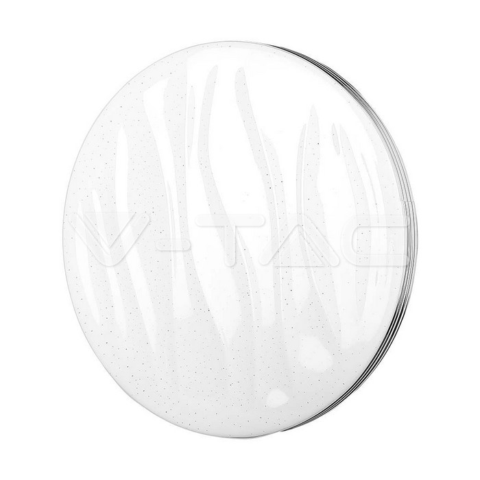 2114601.jpg V-TAC VT-2114601 20W 40W 20W LED Дизайнерски Плафон Дистанционно Сменяем Сп. Вълни