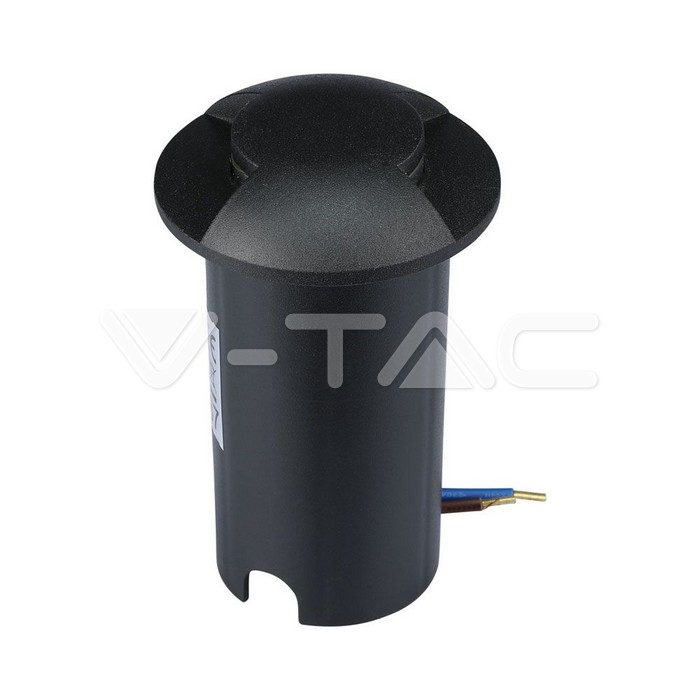 211466.jpg V-TAC VT-211466 1W LED Осветител за Стъпала Черен Двупосочен 3000К