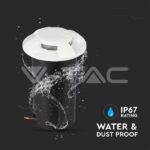 V-TAC VT-211469 1W LED Осветител за Стъпала Бял Четирипосочен 3000К