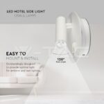 V-TAC VT-211489 3+6W LED Стенна Лампа За Стена Бяла 3000K