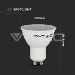 V-TAC VT-211685 LED Крушка 4.5W GU10 SMD Пластик 110° 3000K