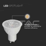 V-TAC VT-21197 LED Крушка SAMSUNG Чип 6W GU10 Димираща 38° 6500K