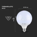 V-TAC VT-2120023 LED Крушка SAMSUNG Чип 22W E27 G120 6500K 120 lm/W