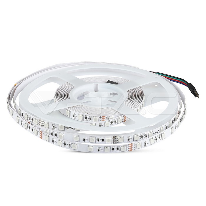 212592.jpg V-TAC VT-212592 LED Лента SMD5050 60 LEDs 24V RGB IP20 10м
