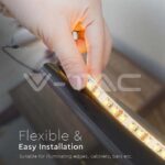 V-TAC VT-212622 LED Лента SMD2835 120 LEDs 24V IP20 3000K Двойно PCB 10м Ролка