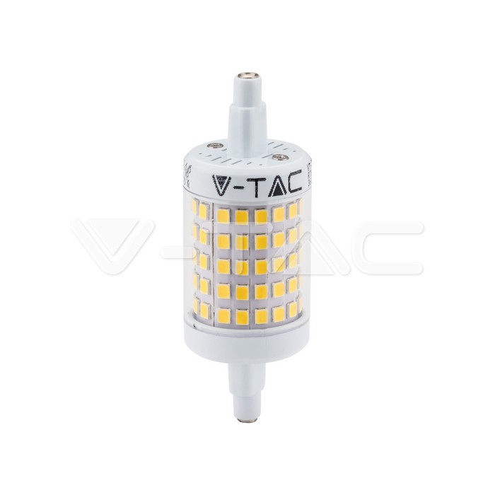 212713.jpg V-TAC VT-212713 LED Крушка 7W R7S Пластик 3000К