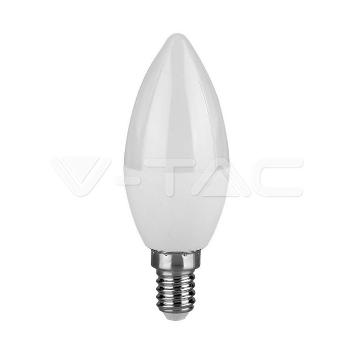 212738.jpg V-TAC VT-212738 LED Крушка 5.5W E14 Кендъл 6500K 6 бр./сет