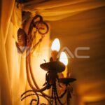 V-TAC VT-212754 LED Крушка 4.5W E14 Кендъл RGB + WW+CW