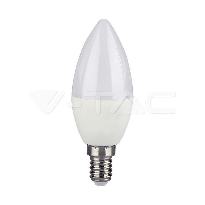 212754.jpg V-TAC VT-212754 LED Крушка 4.5W E14 Кендъл RGB + WW+CW