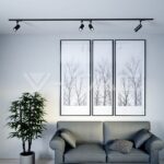 V-TAC VT-21355 7W LED Прожектор Релсов Монтаж SAMSUNG Чип Черен 5000K