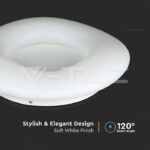 V-TAC VT-213966 22W Пендел/Плафон Кръг 3 Цветен D:300*H:800 Димиращ Бял