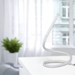 V-TAC VT-2140321 17W LED Настолна Лампа Извита Кабел - Ключ 3000К Бяла