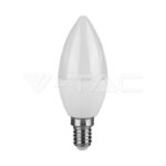 V-TAC VT-214122 LED Крушка 3.7W E14 Кендъл 6500K
