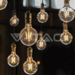 V-TAC VT-214423 LED Крушка 10W Filament E27 G125 4000K