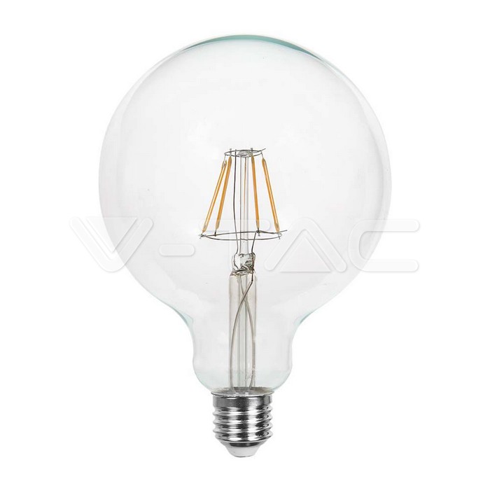 214422.jpg V-TAC VT-214423 LED Крушка 10W Filament E27 G125 4000K
