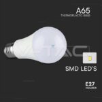 V-TAC VT-214456 LED Крушка 17W E27 A65 Термо Пластик 3000K