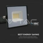 V-TAC VT-215948 20W LED Прожектор Е-Series G2 Черно Тяло 6500K