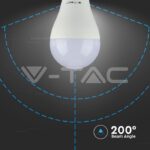 V-TAC VT-217242 LED Крушка 8.5W E27 A60 Термо Пластик 6500K 3 бр./сет