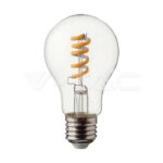 V-TAC VT-217336 LED Крушка 4W E27 Filament A60 3000К