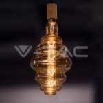 V-TAC VT-217465 LED Крушка 8W Filament E27 S200 Димиращ Двойно опушен 1800K