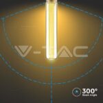 V-TAC VT-217473 LED Крушка 2W Filament E27 T30 Амбър 3000K